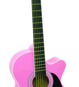 Main Street 38"  Guitar Pink Cutaway MAS38PNK