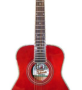 O S Half Size Acoustic SS Trans Red OGHSTR