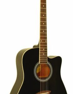 Kona Dreadnought Ca Acou Guit Gloss Bk K1BK