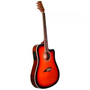 Kona Drd Ca Thin Body Acou/Ele Sunbrst K2SB