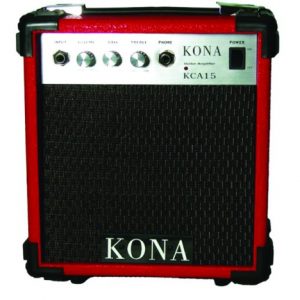 Kona 10W Amp 5 Spk 1 Input Red KCA15RD