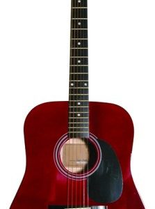 Ms 41 In Dreadnought Guitar Trans Red MA241TRD