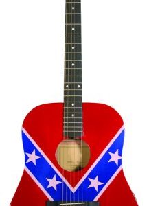 Ms Drd Acou Sp Top Guit Rebel Flag MARF
