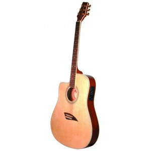 Kona Thin Electric Acoustic Left Natural K2LN