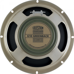 Celestion G10 Greenback Guitar Loudspeaker: 30w, 8 Ohm, 10" CS-T5646BUD-1