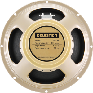 Celestion Classic G12M-65 Creamback Guitar Loudspeaker: 65w, 8 Ohm, 12" CS-T5864BUD-1