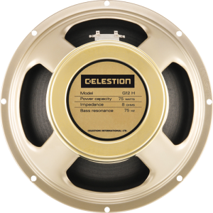 Celestion Classic G12H-75 Creamback Guitar Loudspeaker: 75w, 8 Ohm, 12" CS-T5890BUD-1