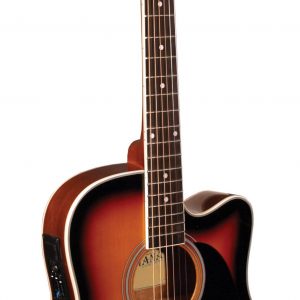 Indiana Thin Body Acoustic / Electric Vintage Burst I-TB2VB