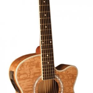 Morgan Monroe Quiled Ash Acoustic / Electric Natural MM-QANT
