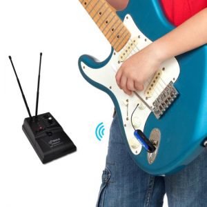 Premier Series UHF Wireless Guitar/Instrument Bug Transmitter Receiver System, Adds Wireless Functionality PDWMG46