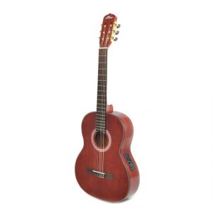 Left-Handed 6-String Electric Acoustic Guitar, Full Scale, Accessory Kit Included (PGA33LBR)
