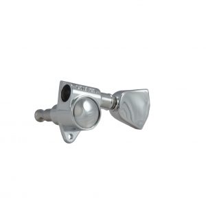 GROVER ORIG. ROTOMATICS &reg; CHROME W/   METAL KEYSTONE BUTTONS SET 6 3+3