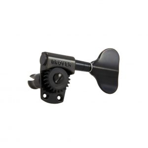 GROVER TITAN &reg; ELECTRIC BASS BLACK CHROME SET 4 2 + 2