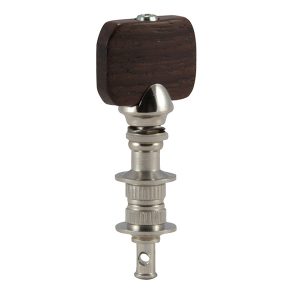 GROVER STA-TITE&trade; DULCIMER PEGS NICKEL W/  ROSEWOOD BUTTONS SET 4