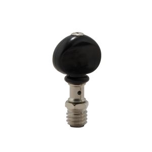 GROVER PERMA TENSION&trade; BANJO 5TH PEG NICKEL W/   BLACK BUTTON