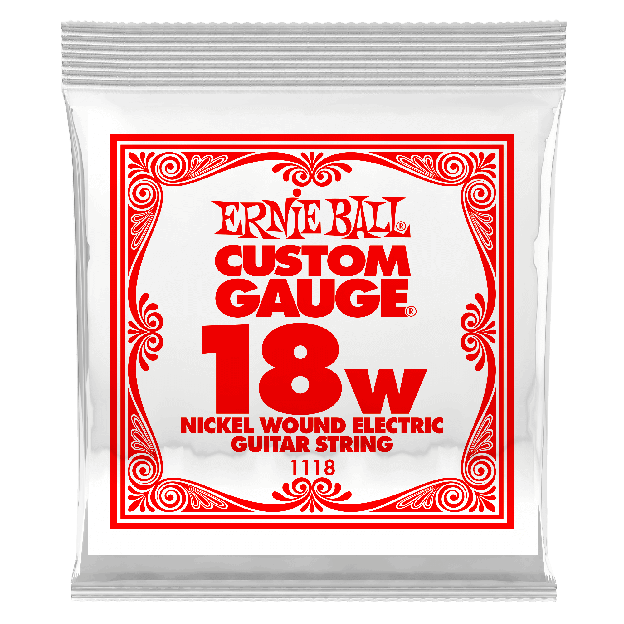 .018 Nickel Wound Electric Guitar Strings 6 pack