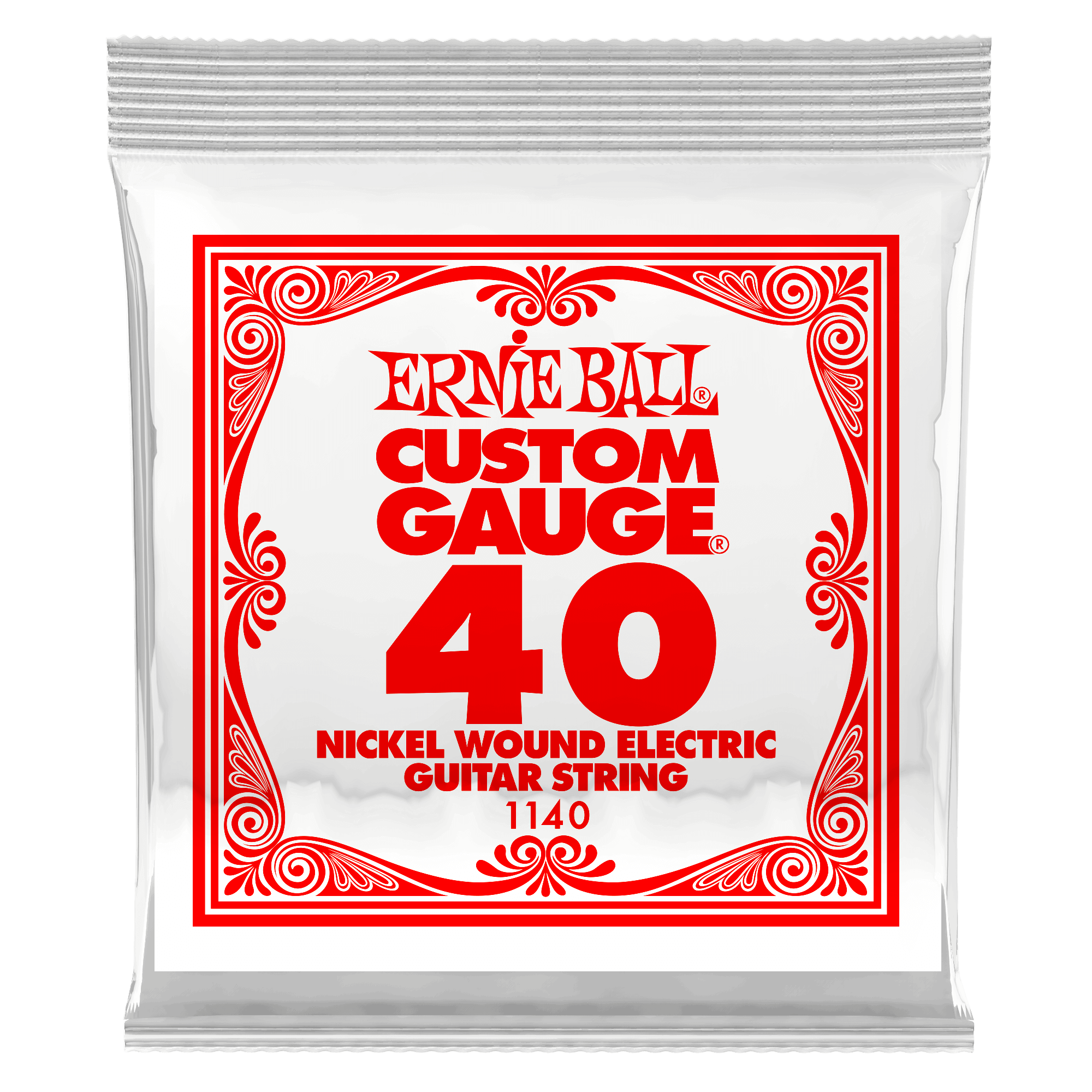 .040 Nickel Wound Electric Guitar Strings 6 Pack