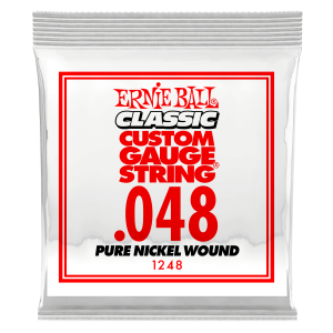 .048 Classic Pure Nickel Wound Electric Guitar Strings 6 Pack