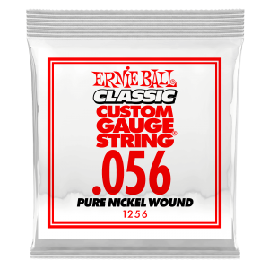 .056 Classic Pure Nickel Wound Electric Guitar Strings 6 Pack