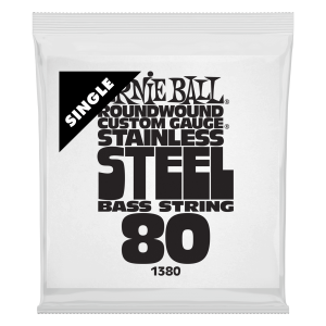 .080 Stainless Steel Electric Bass String Single