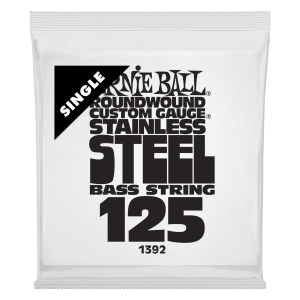 .125 Stainless Steel Electric Bass String Single