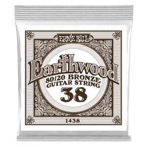 .038 Earthwood 80/20 Bronze Acoustic Guitar Strings 6 Pack