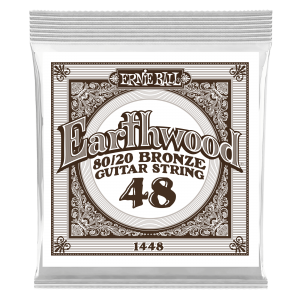 .048 Earthwood 80/20 Bronze Acoustic Guitar Strings 6 Pack