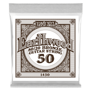 .050 Earthwood 80/20 Bronze Acoustic Guitar Strings 6 Pack