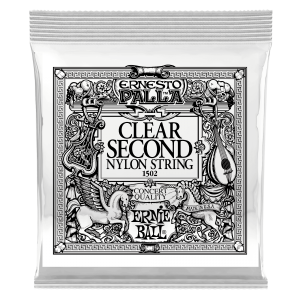 Clear 2nd Ernesto Palla Nylon Classical Guitar Strings 6 Pack