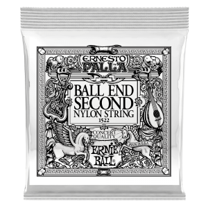 Black 2nd Ernesto Palla Nylon Ball End Classical Guitar Strings 6 Pack