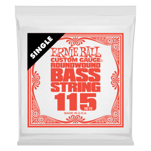 .115 Nickel Wound Electric Bass String Single