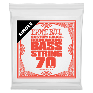 .070 Nickel Wound Electric Bass String Single