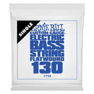.130 Flatwound Electric Bass String Single