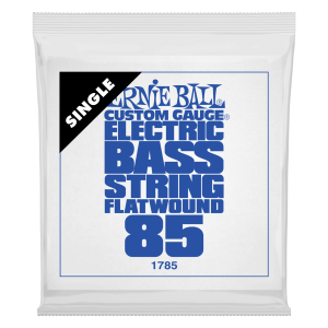 .085 Flatwound Electric Bass String Single