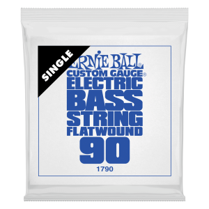 .090 Flatwound Electric Bass String Single