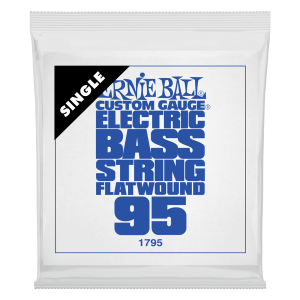 .095 Flatwound Electric Bass String Single