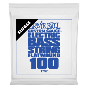 .100 Flatwound Electric Bass String Single