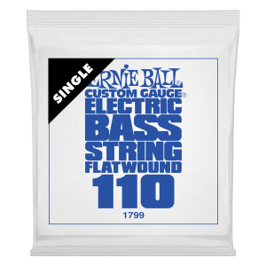 .110 Flatwound Electric Bass String Single