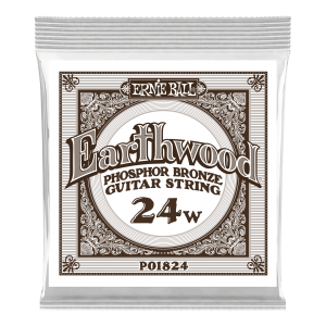 .024 Earthwood Phosphor Bronze Acoustic Guitar Strings 6 Pack
