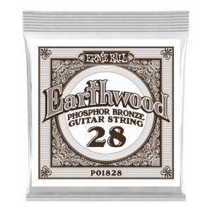 .028 Earthwood Phosphor Bronze Acoustic Guitar Strings 6 Pack