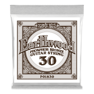 .030 Earthwood Phosphor Bronze Acoustic Guitar Strings 6 Pack