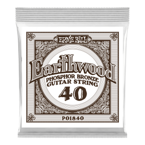 .040 Earthwood Phosphor Bronze Acoustic Guitar Strings 6 Pack