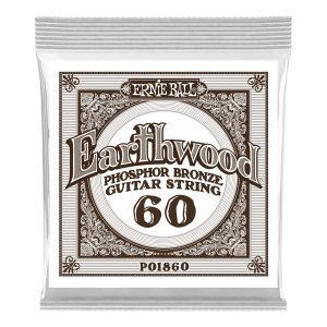 .060 Earthwood Phosphor Bronze Acoustic Guitar Strings 3 Pack