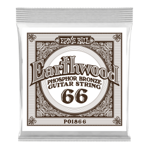 .066 Earthwood Phosphor Bronze Acoustic Guitar Strings 3 Pack