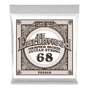 .068 Earthwood Phosphor Bronze Acoustic Guitar Strings 3 Pack