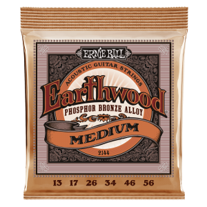 Earthwood Medium Phosphor Bronze Acoustic Guitar Strings - 13-56 Gauge