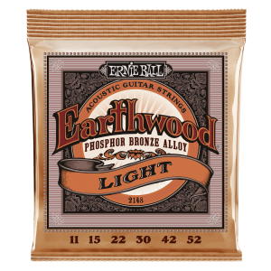 Earthwood Light Phosphor Bronze Acoustic Guitar Strings - 11-52 Gauge
