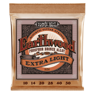 Earthwood Extra Light Phosphor Bronze Acoustic Guitar Strings - 10-50 Gauge
