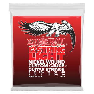 Light 12-String Nickel Wound Electric Guitar Strings - 9-46 Gauge