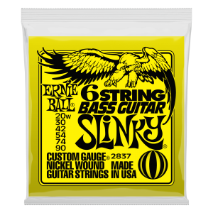 Slinky 6-String w/ small ball end 29 5/8 scale Bass Guitar Strings - 20-90 Gauge